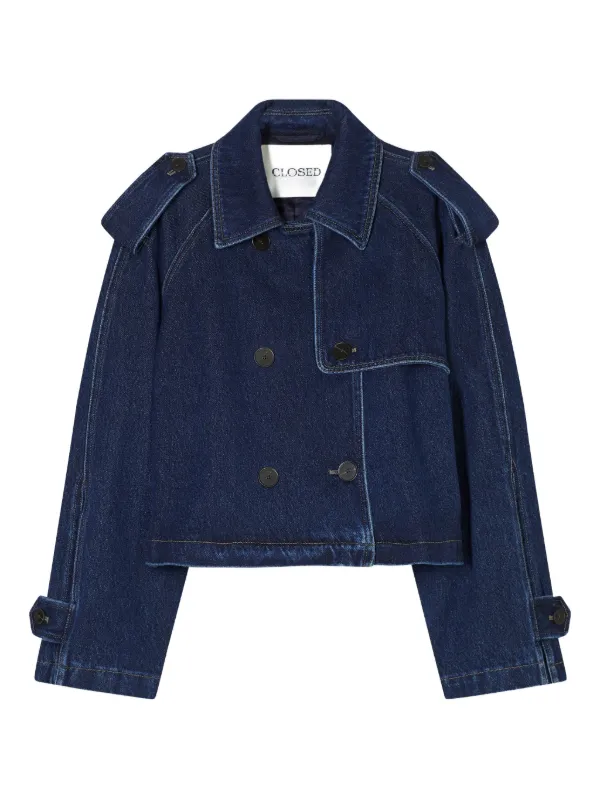 Closed クロップド デニムジャケット | ブルー | FARFETCH JP