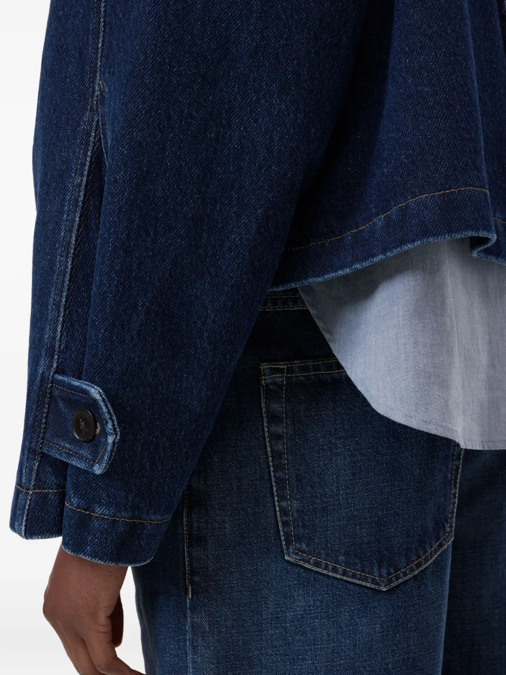   Jeans クロップドデニムジャケット S Closed クロップド デニムジャケット | ブルー | FARFETCH JP