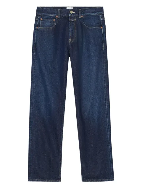 Closed high-rise straight-leg jeans