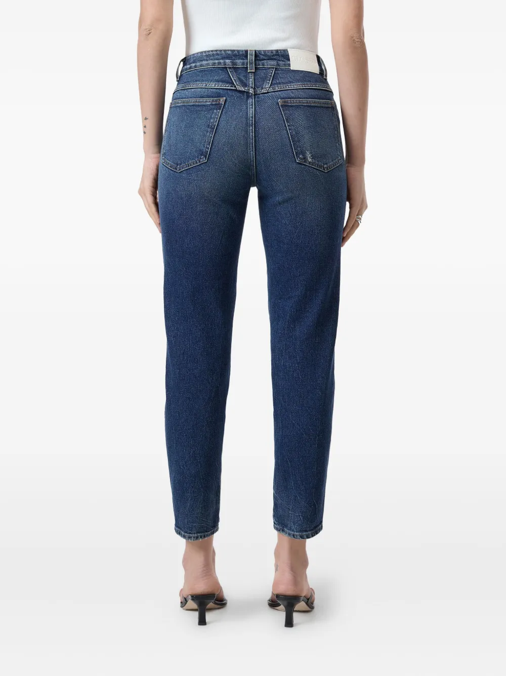 Closed Gerafelde jeans Blauw