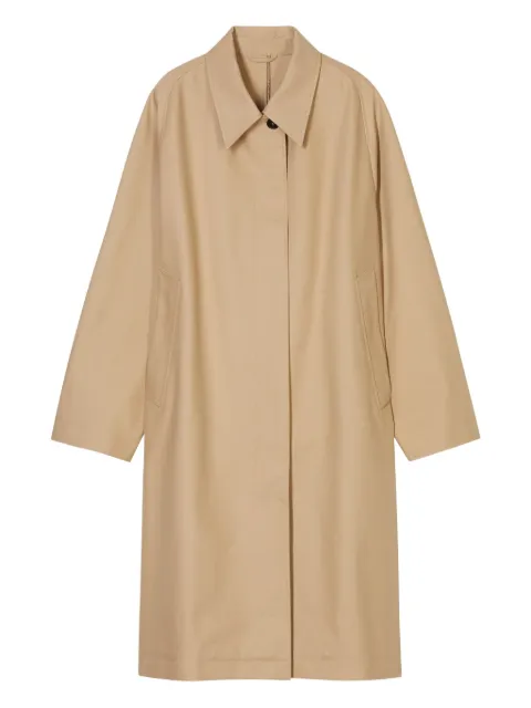 Closed cotton trench coat 