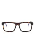 Carrera square-frame glasses - Brown
