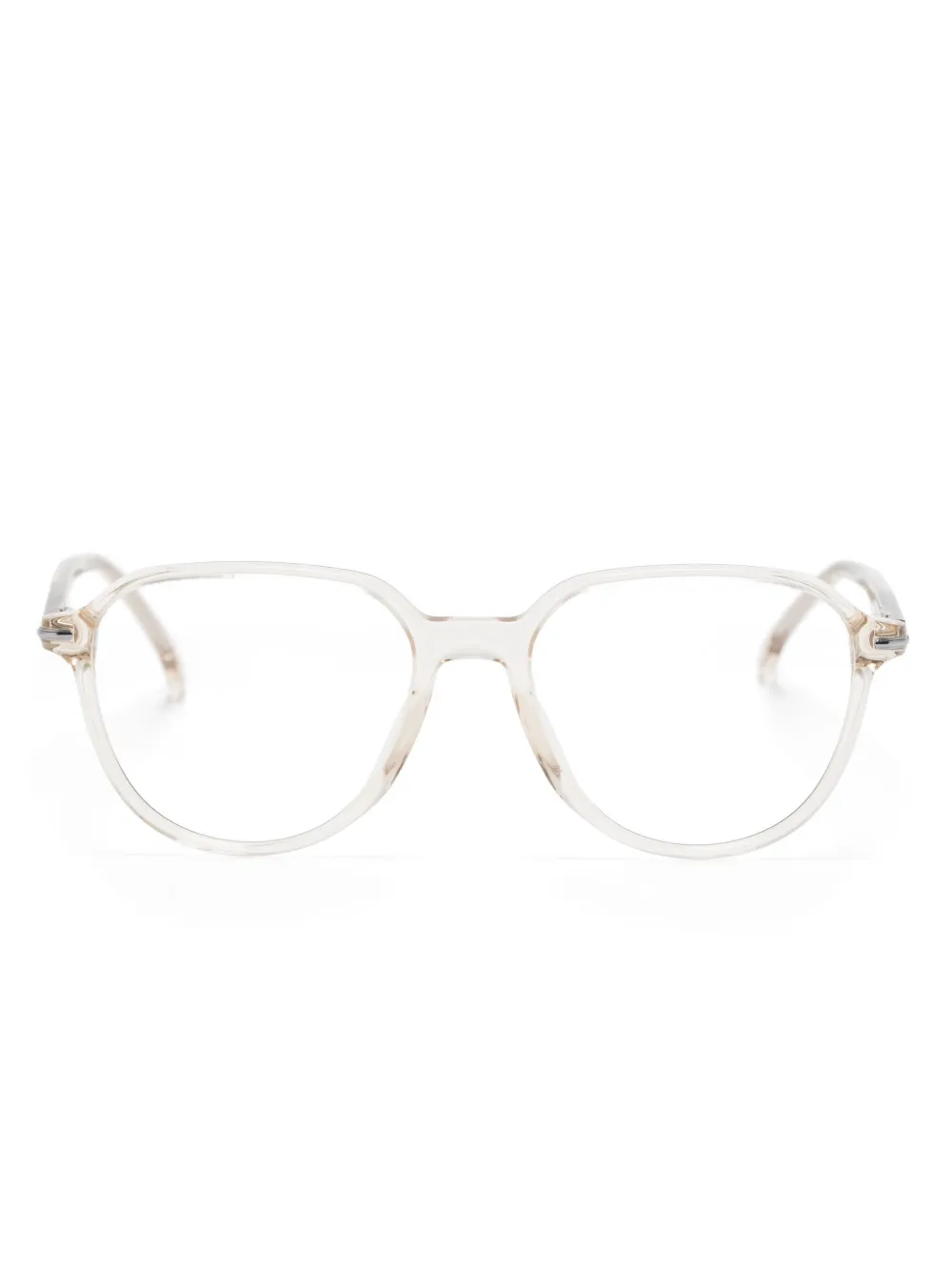 Carrera Bril met rond montuur Wit