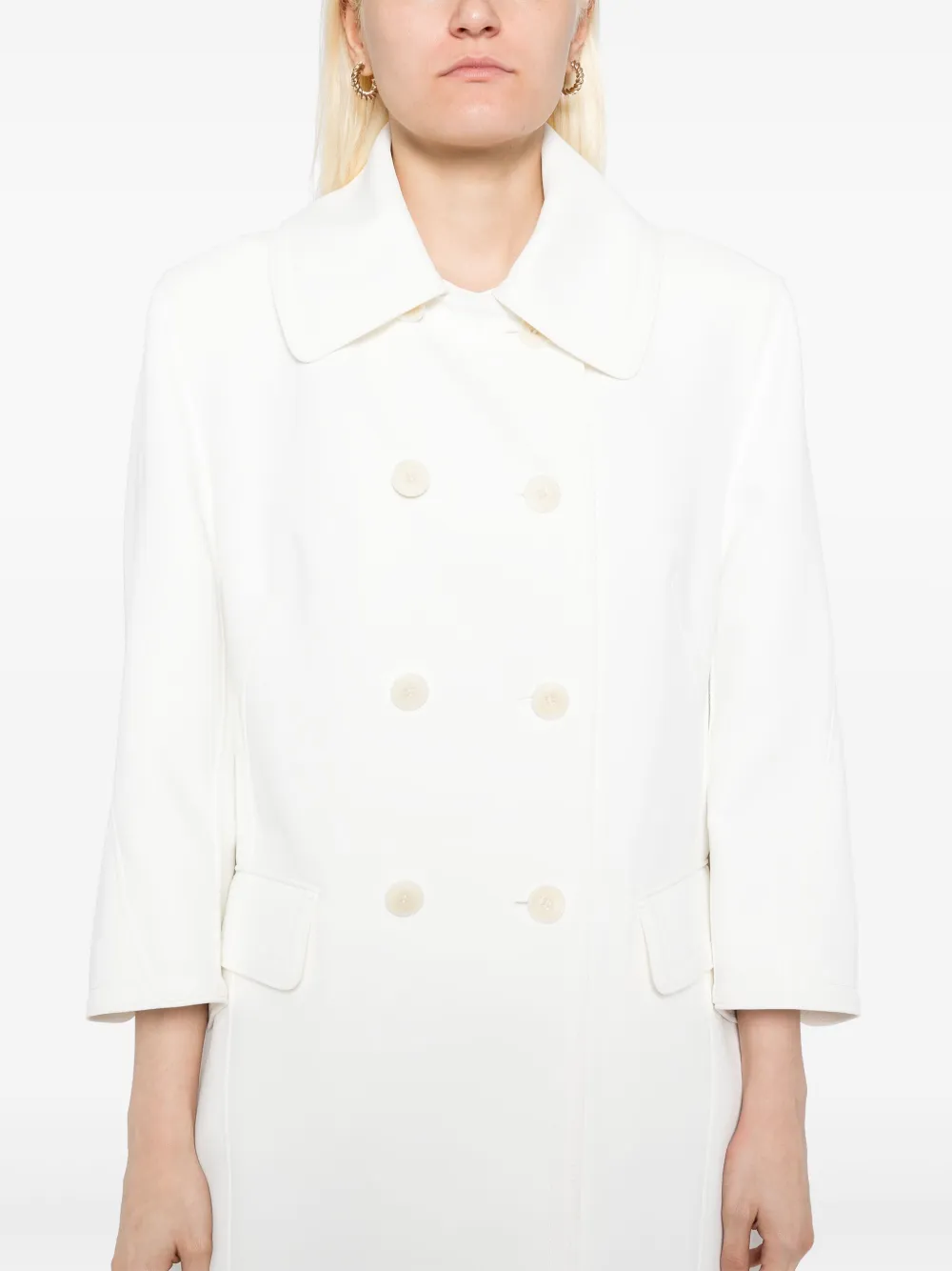 Ermanno Scervino double faced cady coat | Image 5