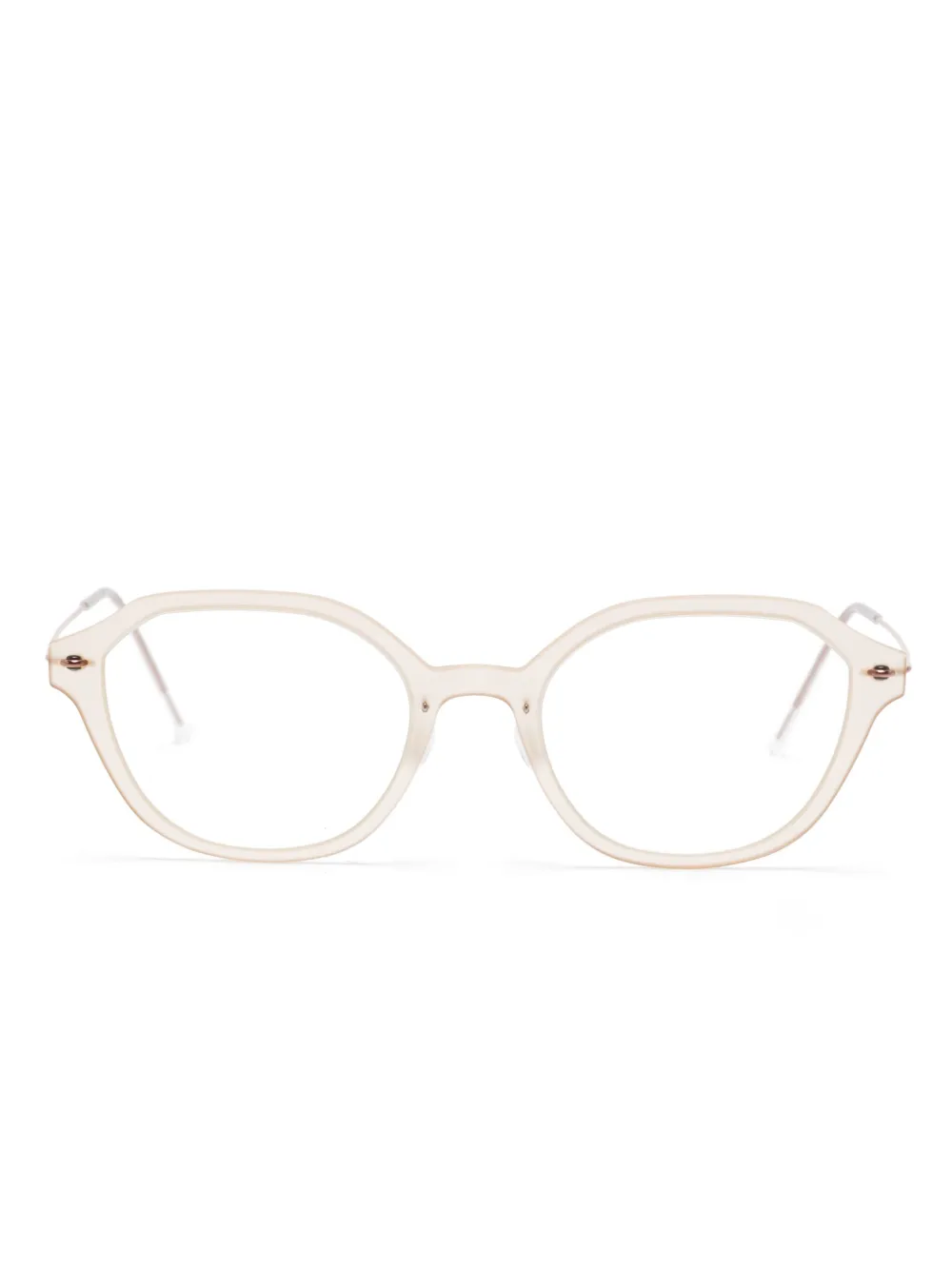 Lindberg cat-eye frame glasses | Neutrals | Image 1