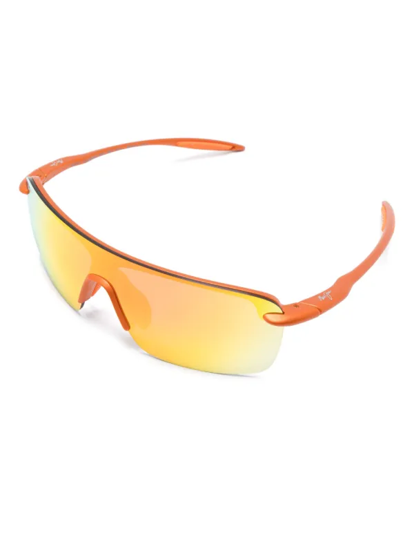 Maui Jim オーバーサイズフレーム サングラス | オレンジ | FARFETCH JP