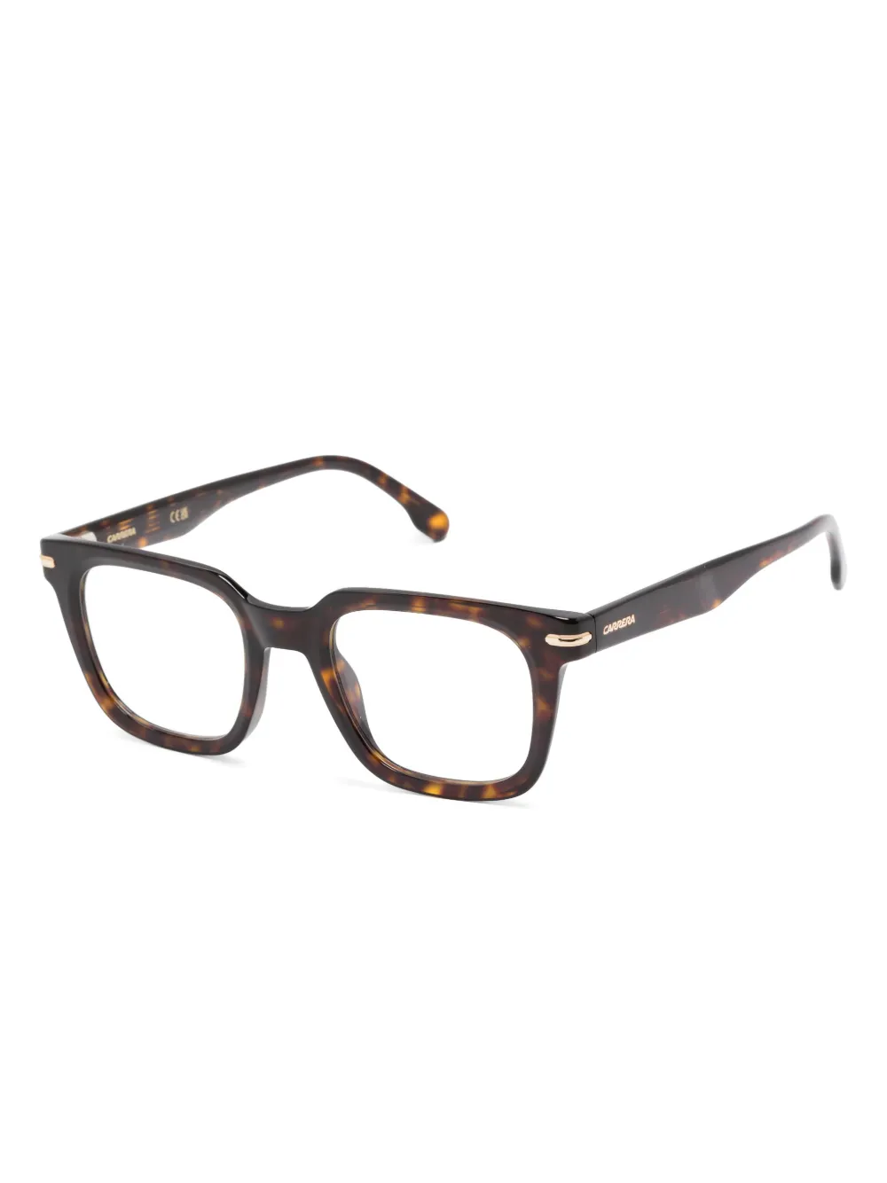 Carrera Bril met vierkant montuur Bruin