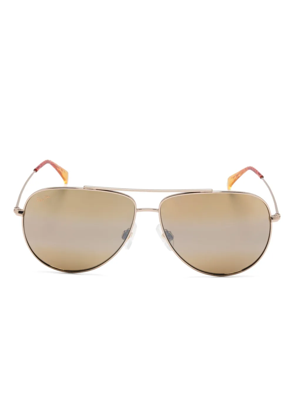 Maui Jim gafas de sol con montura estilo piloto | dorado | Image 1