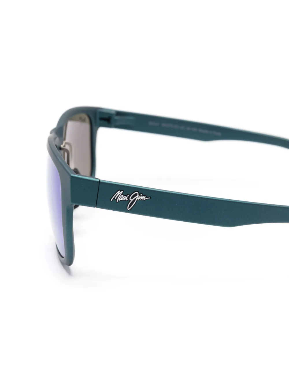 Maui Jim Zonnebril met logoprint Blauw
