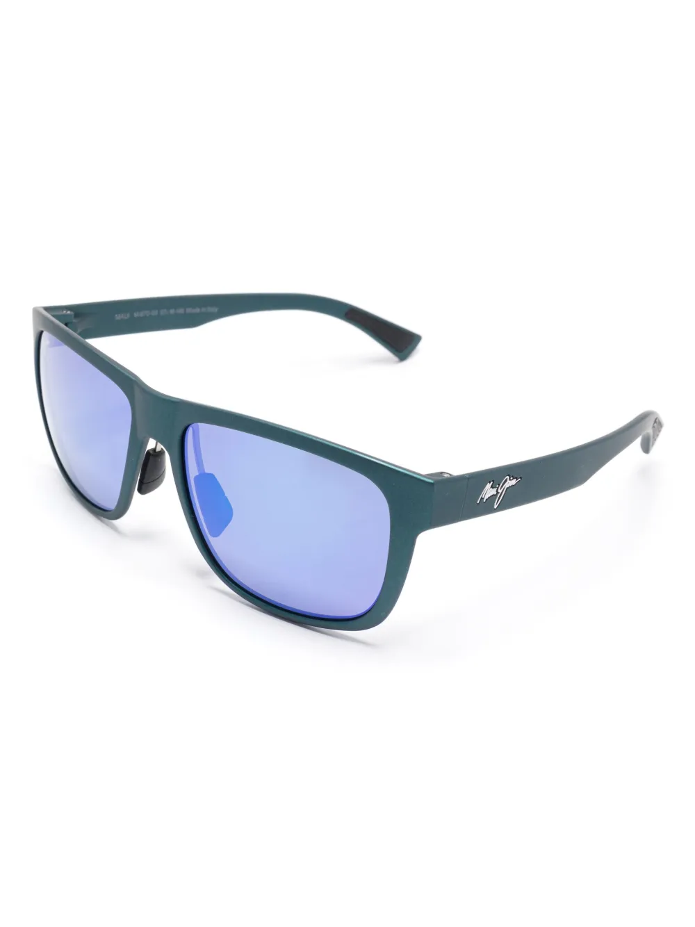 Maui Jim Zonnebril met logoprint - Blauw