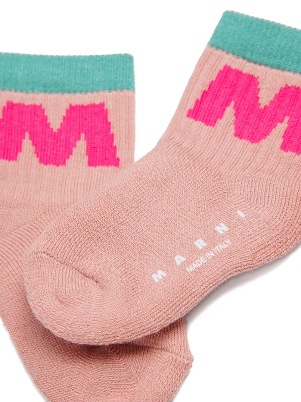 Marni Kids Intarsia sokken Roze