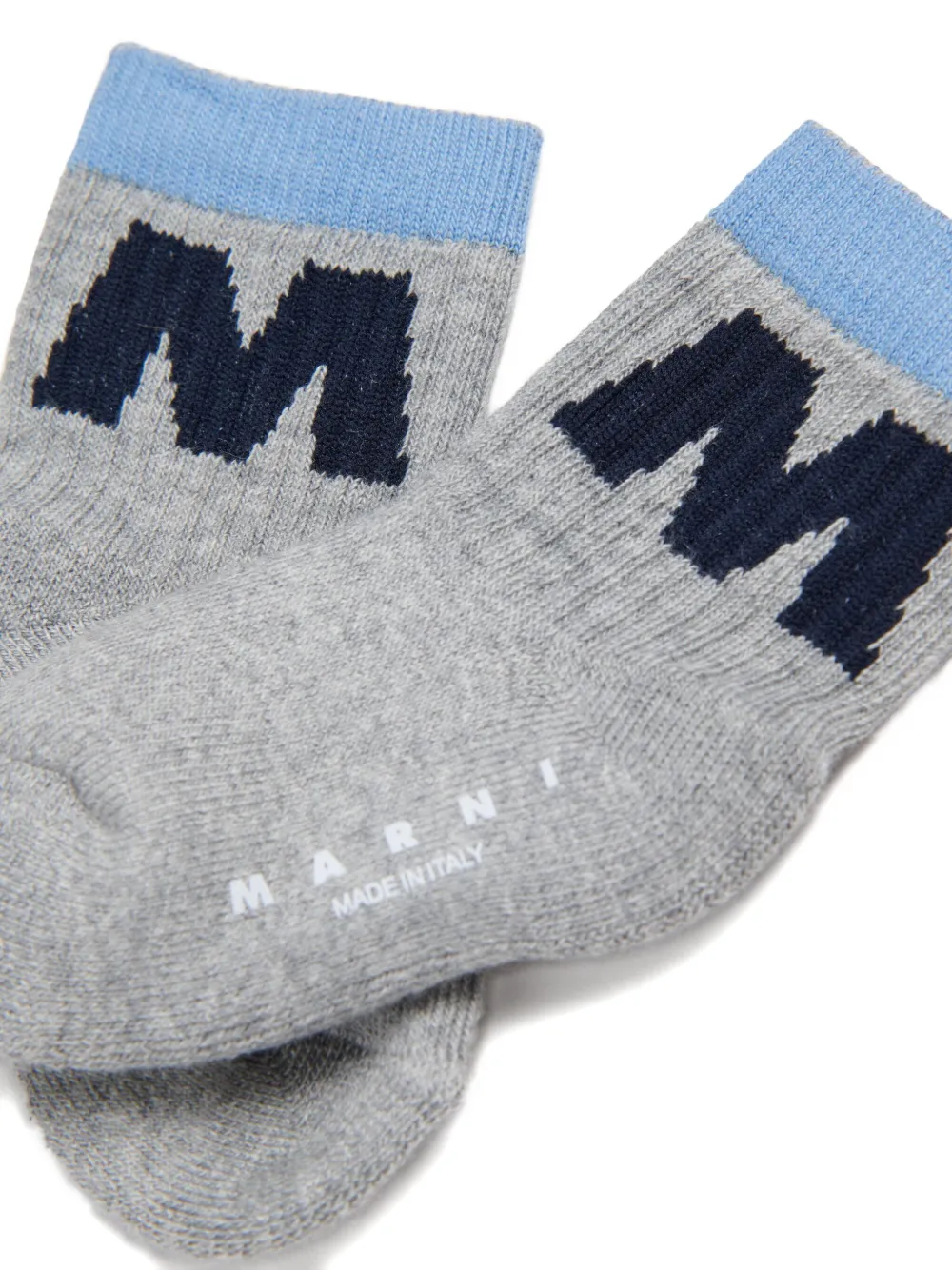 Marni Kids Intarsia sokken Grijs