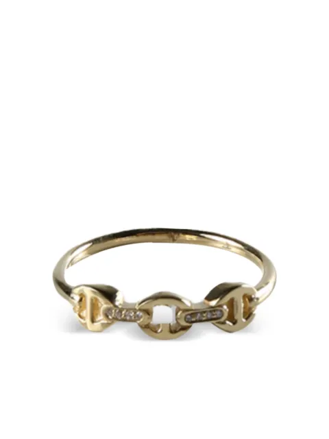 HOORSENBUHS gold-tone interlinked ring