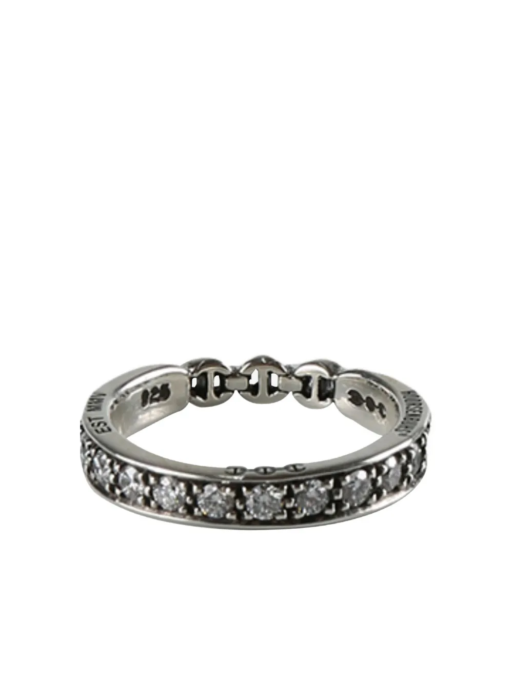 Hoorsenbuhs Engraved Metal Ring In Metallic
