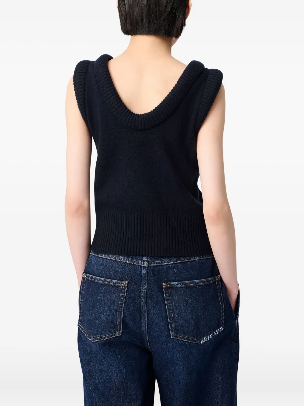 Axel Arigato Mouwloze top Blauw