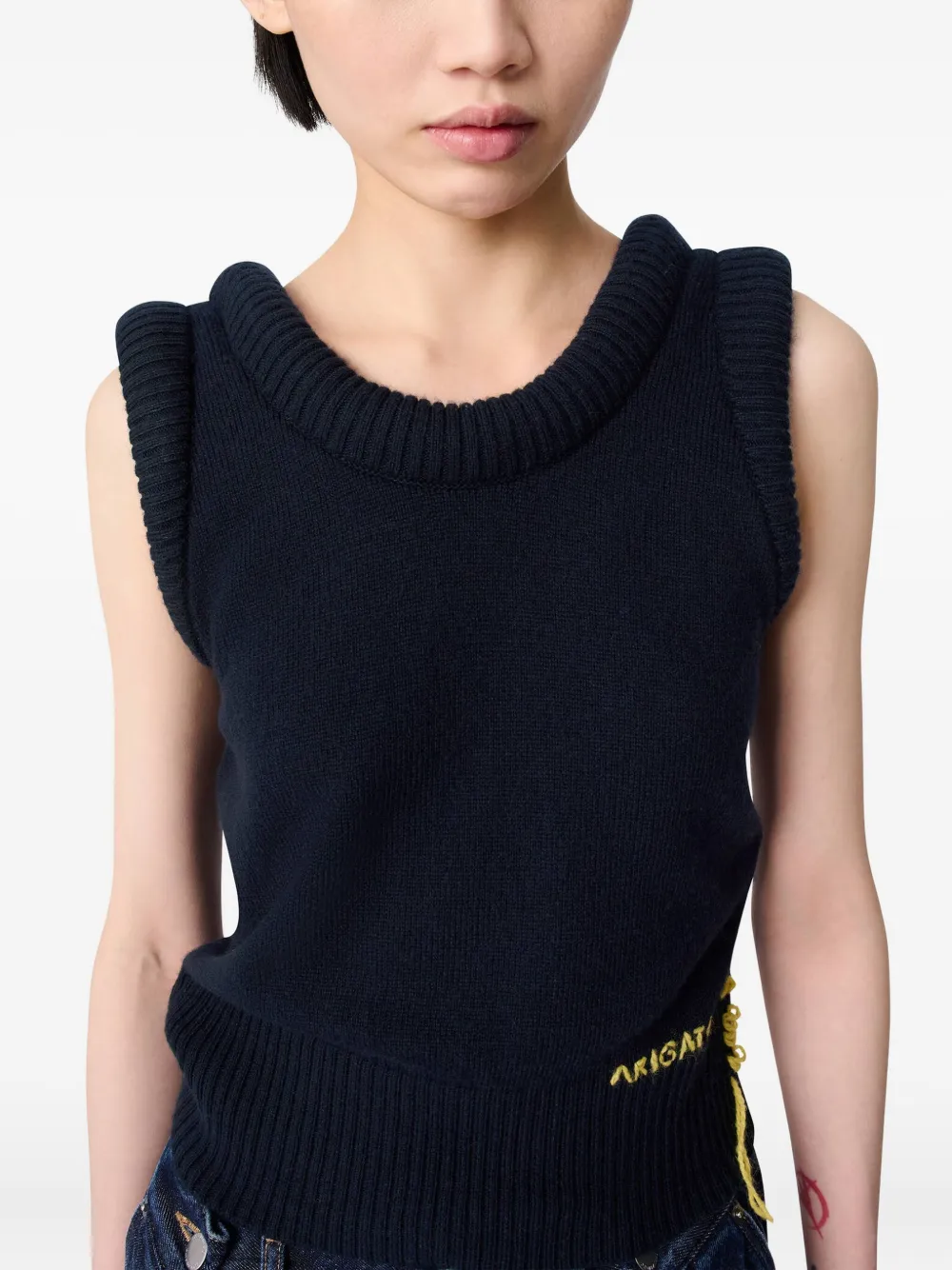 Axel Arigato Mouwloze top Blauw