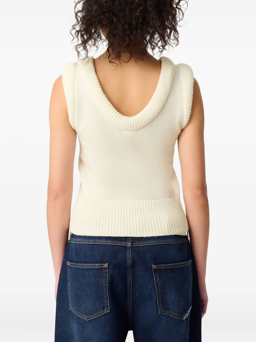 AXEL ARIGATO MARLA RIBBED VEST