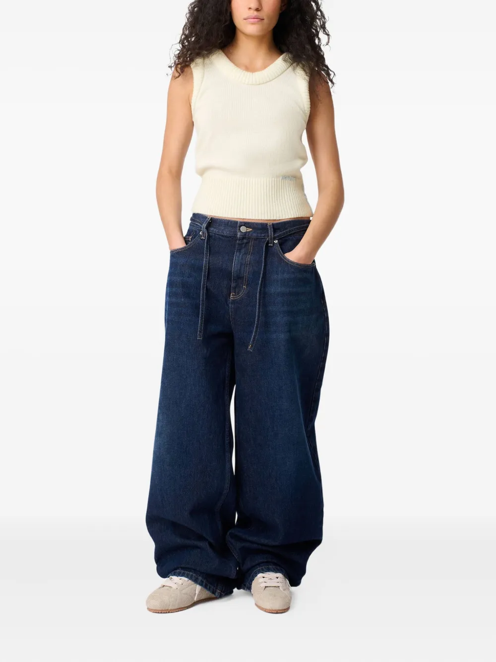 AXEL ARIGATO MARLA RIBBED VEST