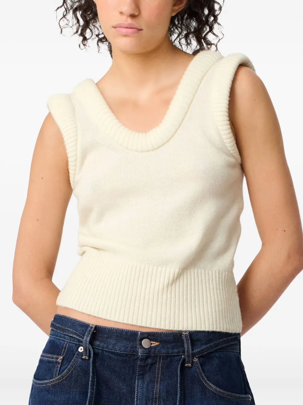 AXEL ARIGATO MARLA RIBBED VEST
