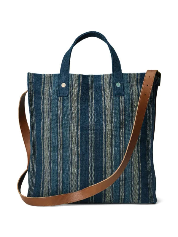 Ralph Lauren RRL ストライプ トートバッグ | ブルー | FARFETCH JP