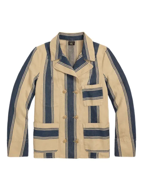 Ralph Lauren RRL striped double-breasted blazer