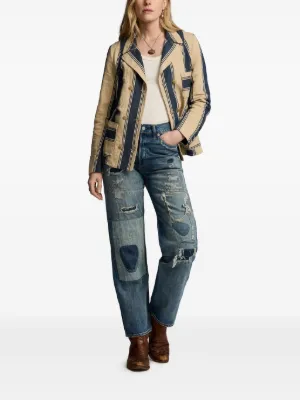 RRL - RRL ラルフローレン セーラーカラー ニット ダブルアールエル インディゴ RRL Ralph Lauren (ダブルアールエル) インディゴ モックネック