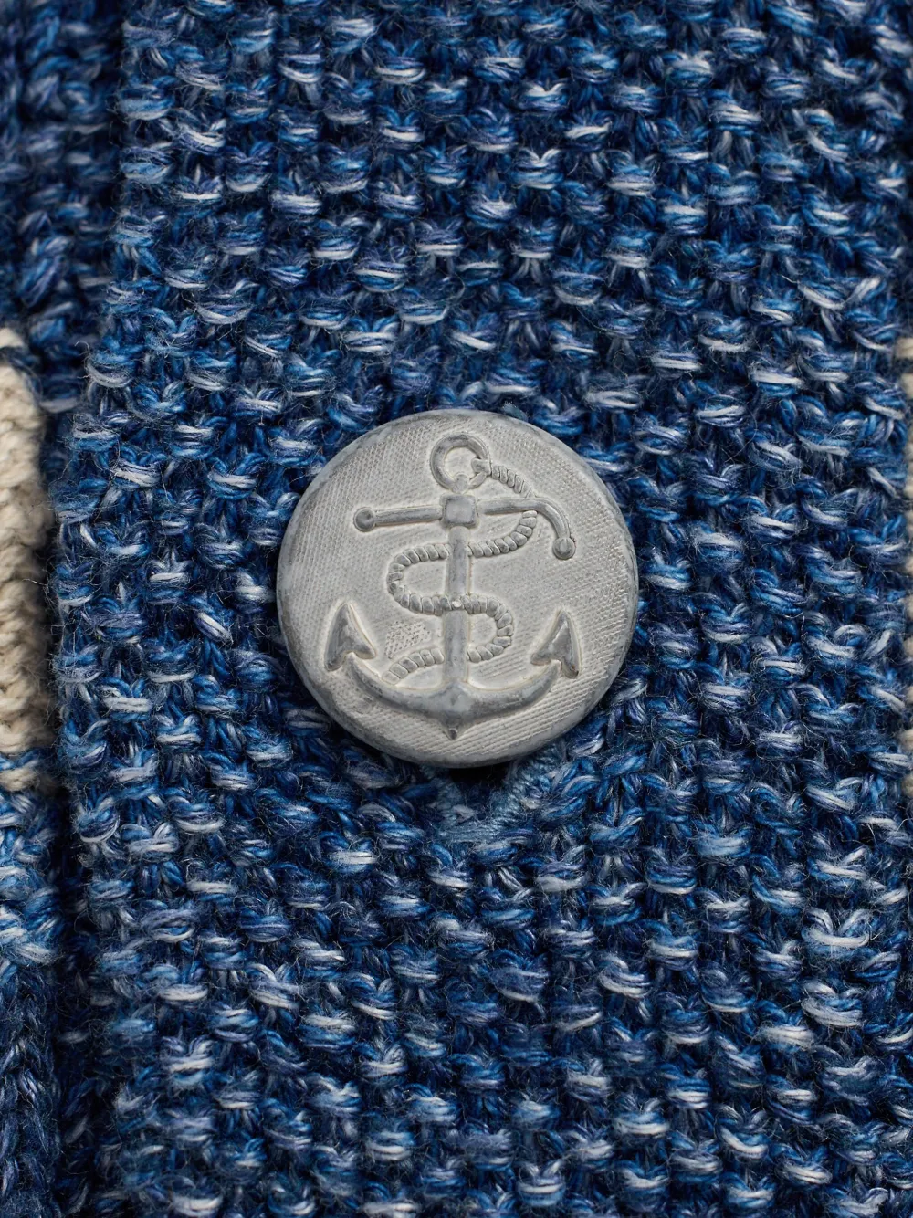 Ralph Lauren RRL Gestreept vest met knopen Blauw