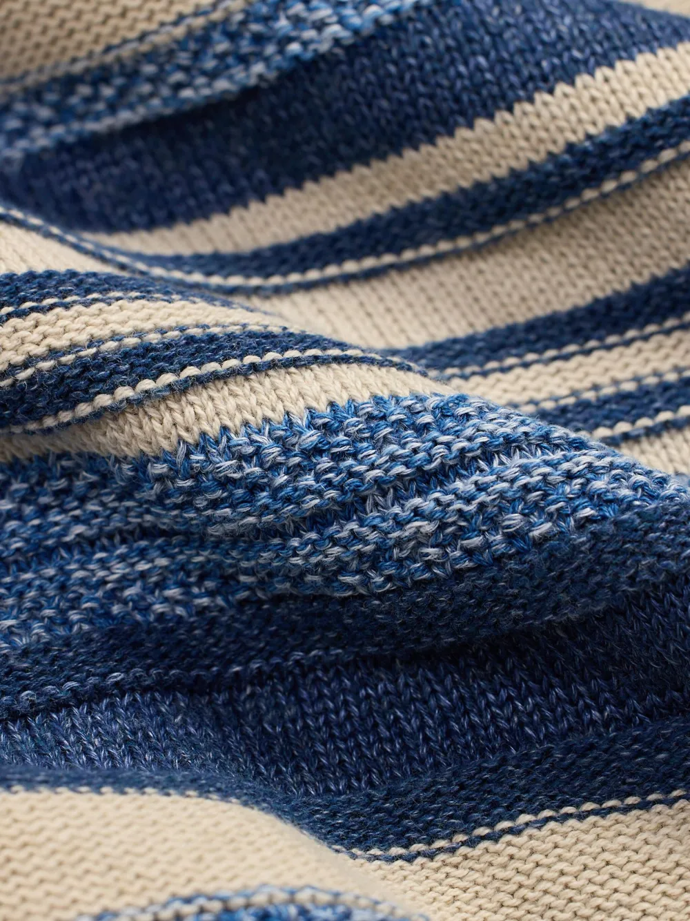 Ralph Lauren RRL Gestreept vest met knopen Blauw