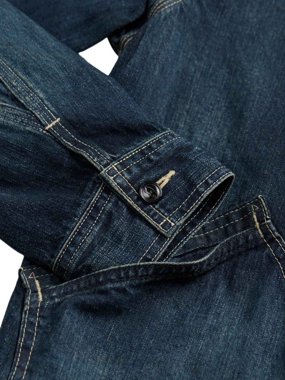 Ralph Lauren RRL Denim trucker jack Blauw