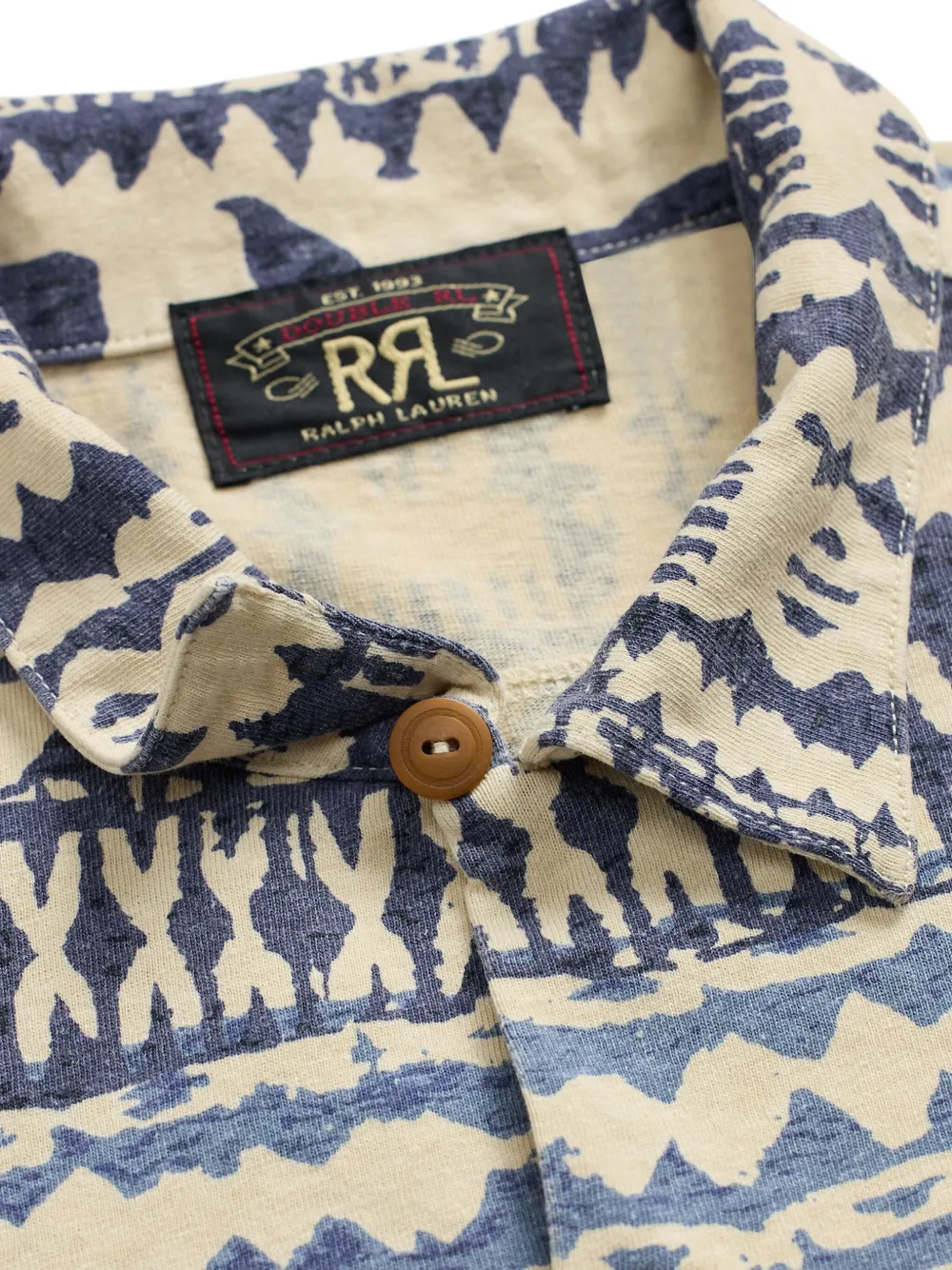 Ralph Lauren RRL Overhemd met print Beige