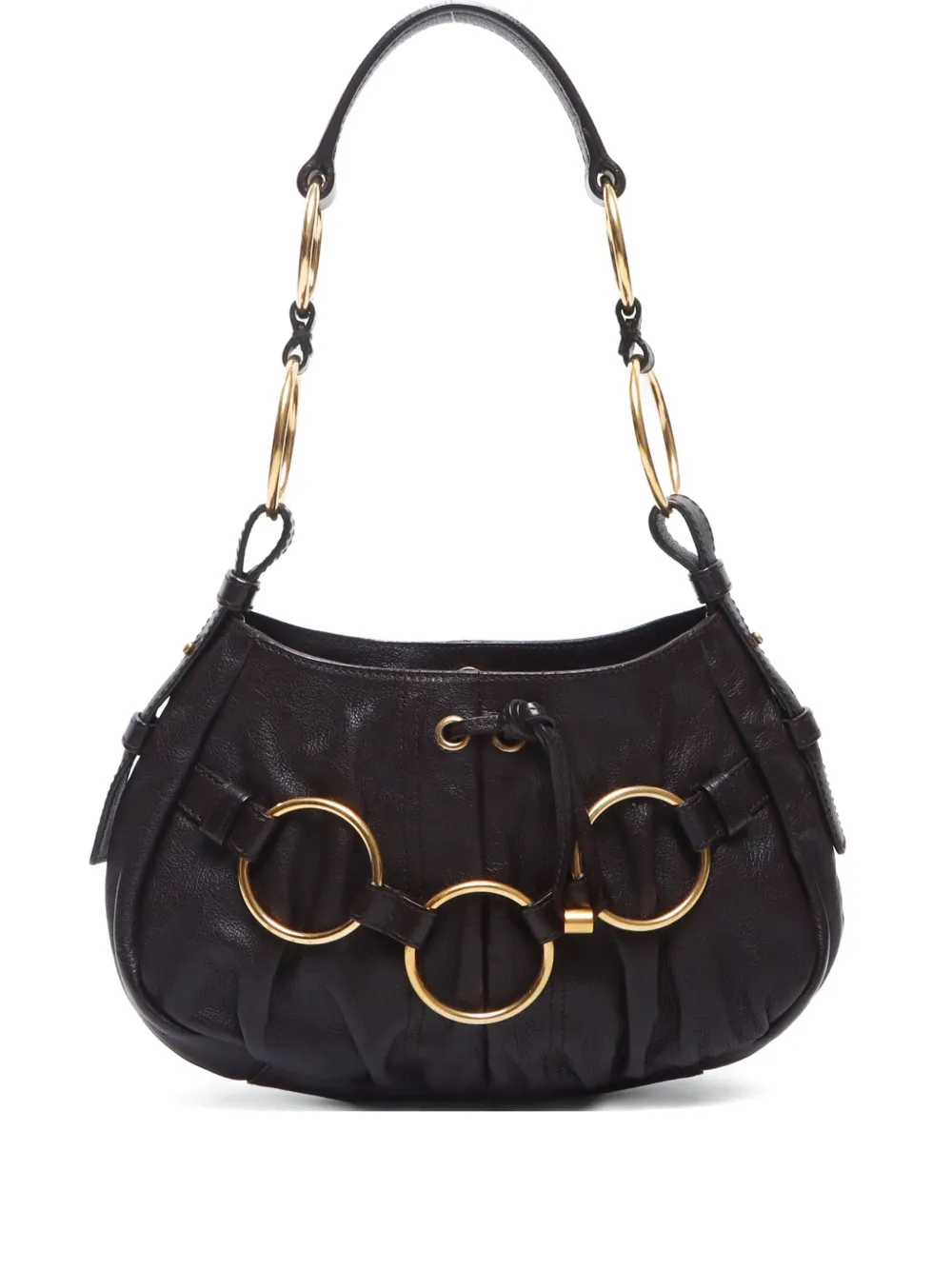 Pre-owned Saint Laurent 1990s Ring-detailed Shoulder Bag