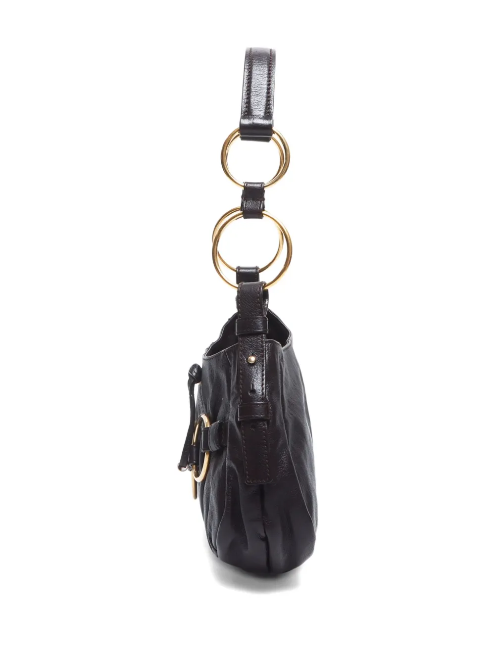 Pre-owned Saint Laurent 1990s Ring-detailed Shoulder Bag
