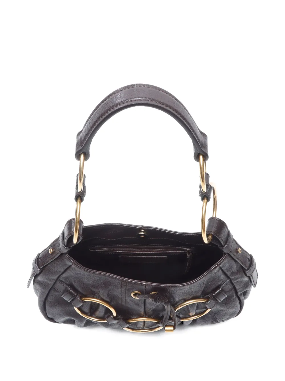Pre-owned Saint Laurent 1990s Ring-detailed Shoulder Bag