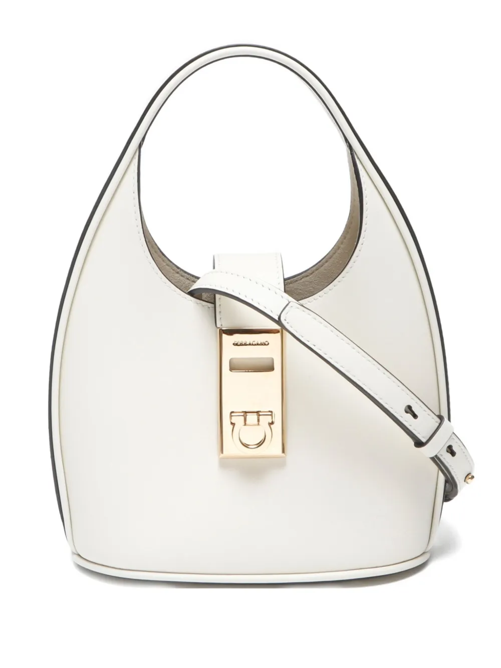 Ferragamo Pre-Owned 2020s Salvatore buckle bag | White | Image 1