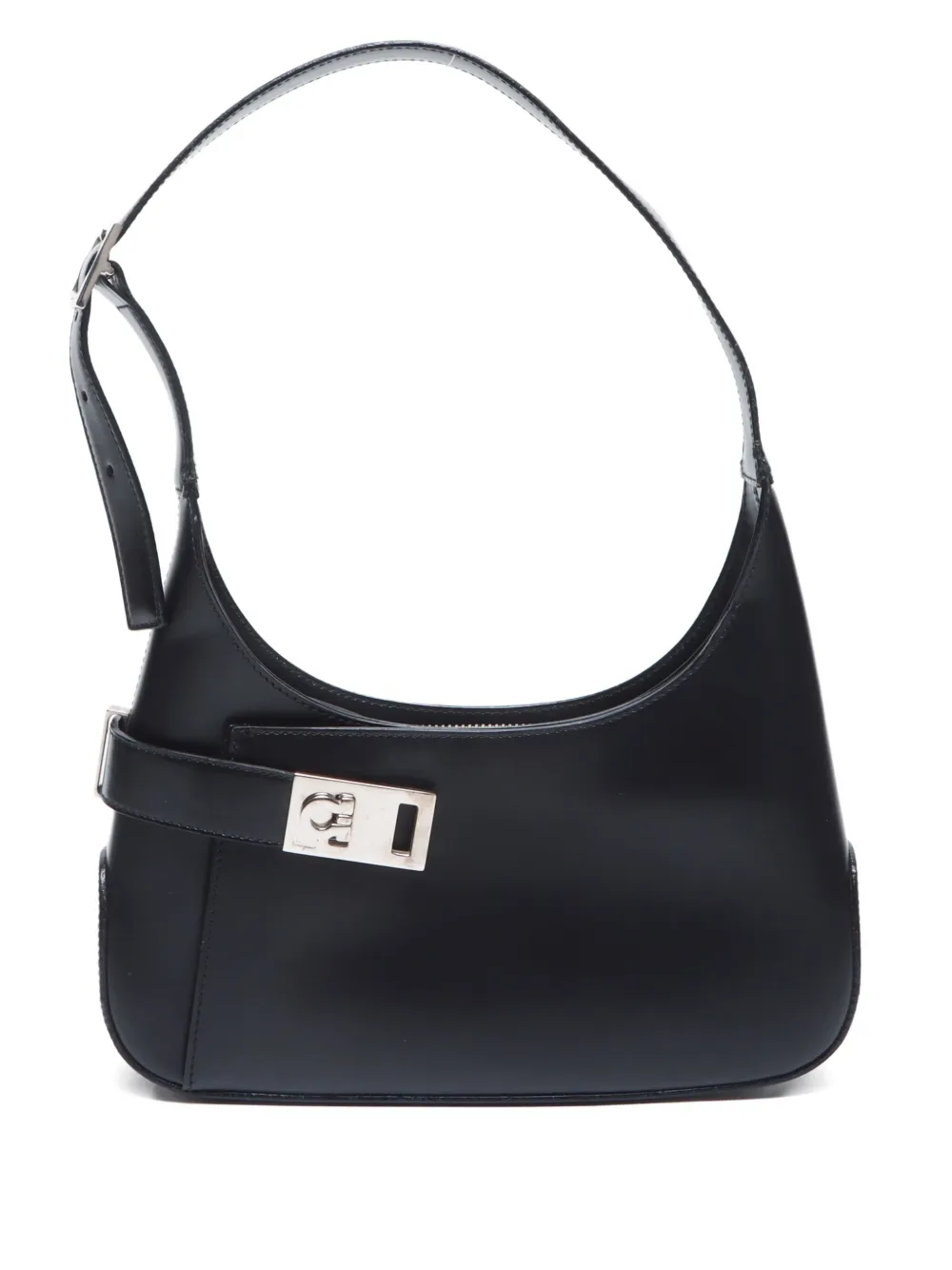 Ferragamo Pre-Owned 2021 Gancini-detailed shoulder bag | Black | Image 1