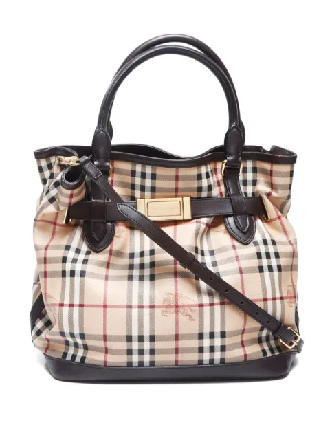 Burberry Pre-Owned tote Haymarket Check 2000