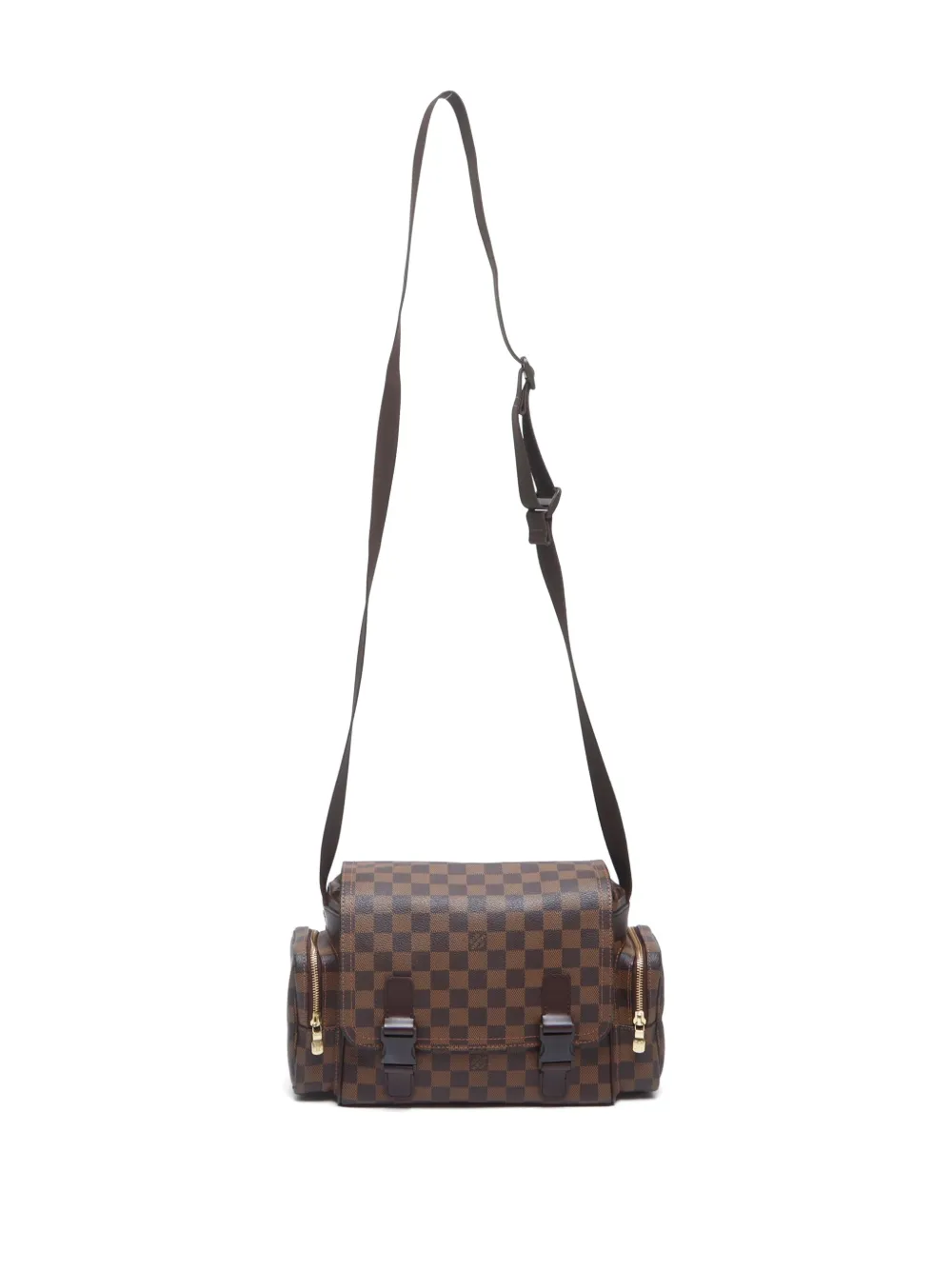 Pre-owned Louis Vuitton 2006 Reporter Melville Cross Body Bag In Brown