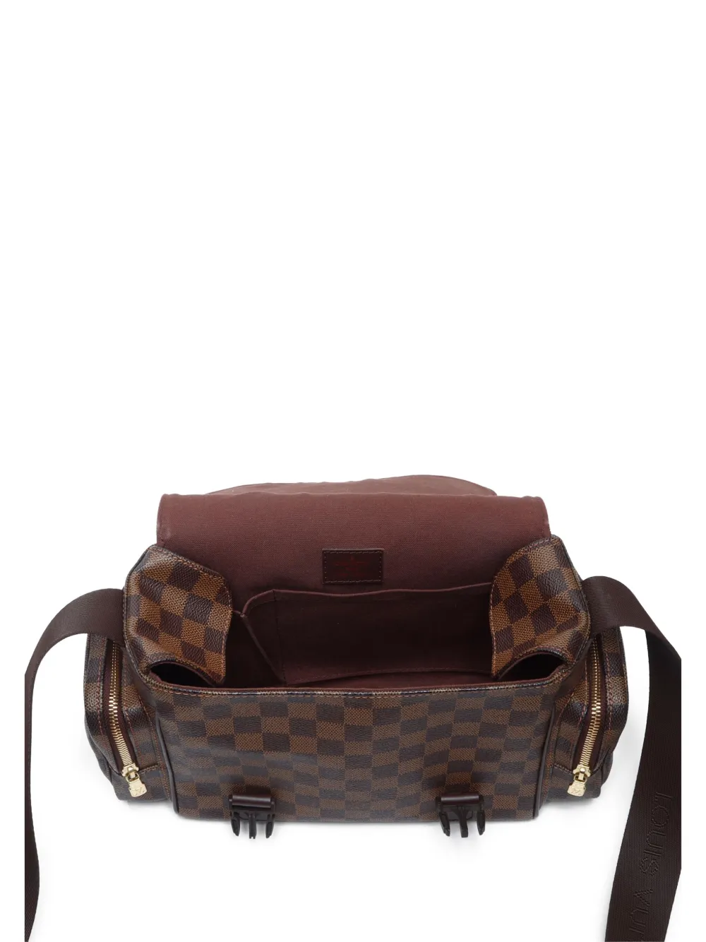 Pre-owned Louis Vuitton 2006 Reporter Melville Cross Body Bag In Brown