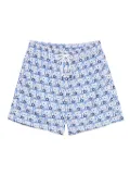 FIORIO MILANO geometric-print swim shorts - Blue
