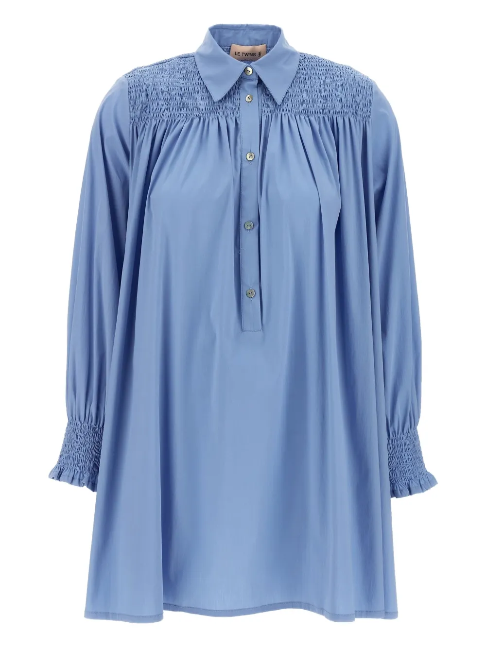 cotton-blend dress