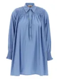 LE TWINS Bianca shirt dress - Blue
