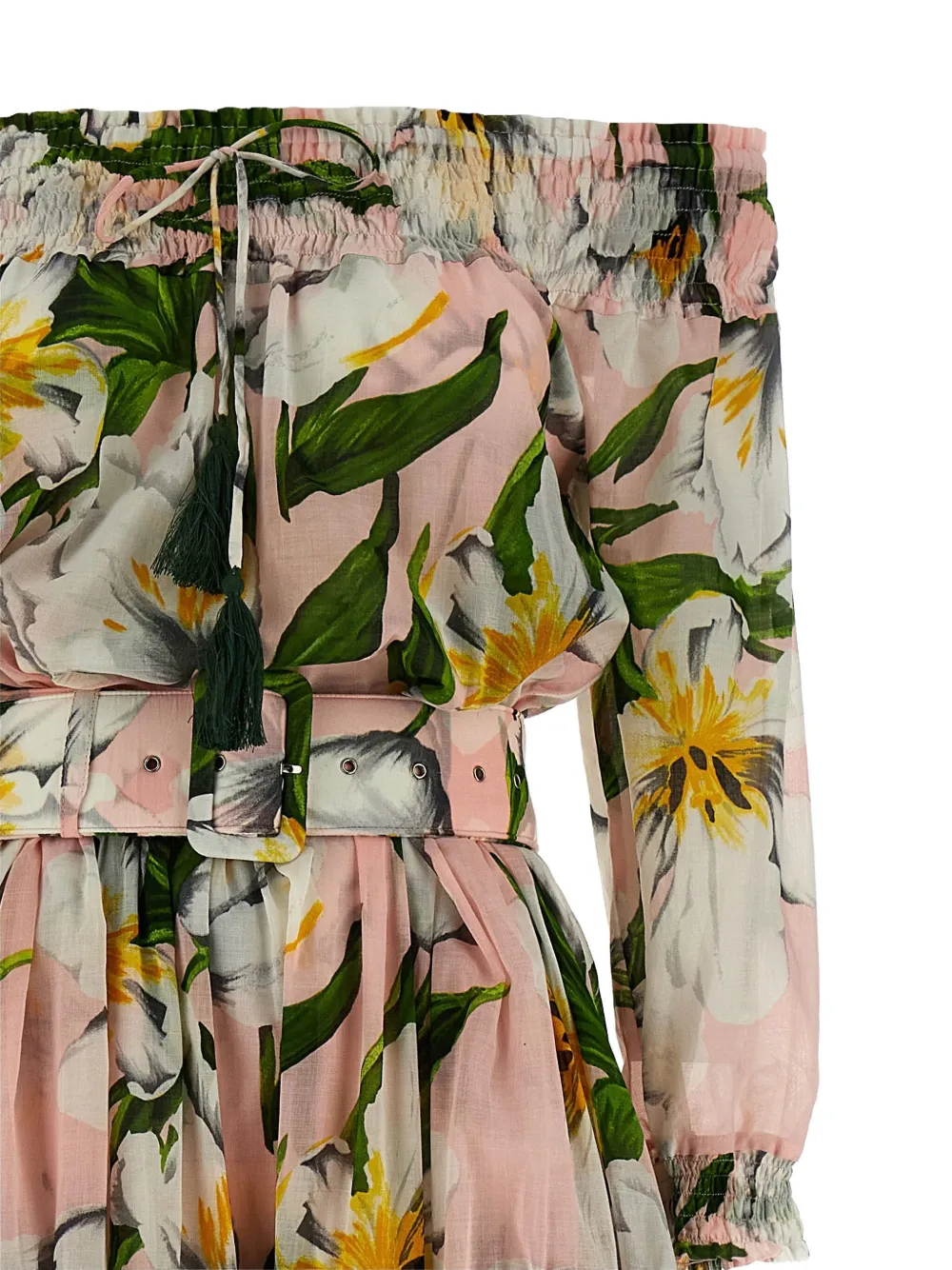 Samantha Sung Jurk met bloemenprint Roze