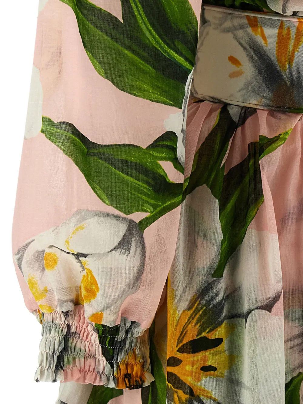 Samantha Sung Jurk met bloemenprint Roze