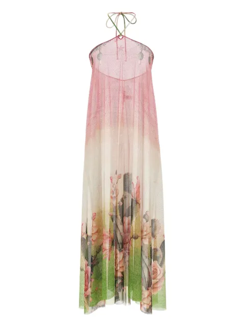 Pin Up Stars floral-print maxi dress