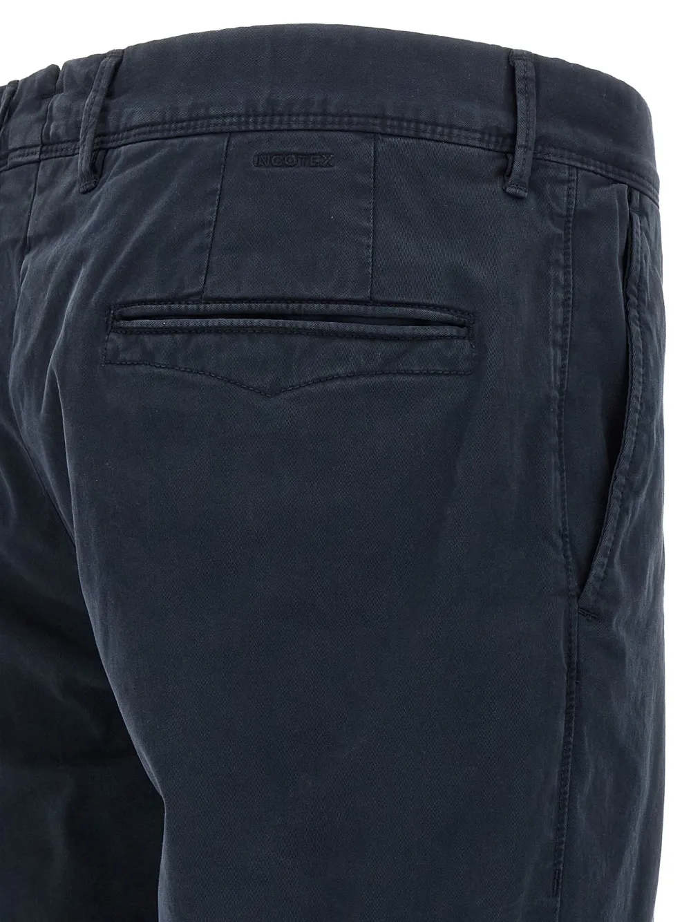 Incotex Panama katoenen broek Blauw