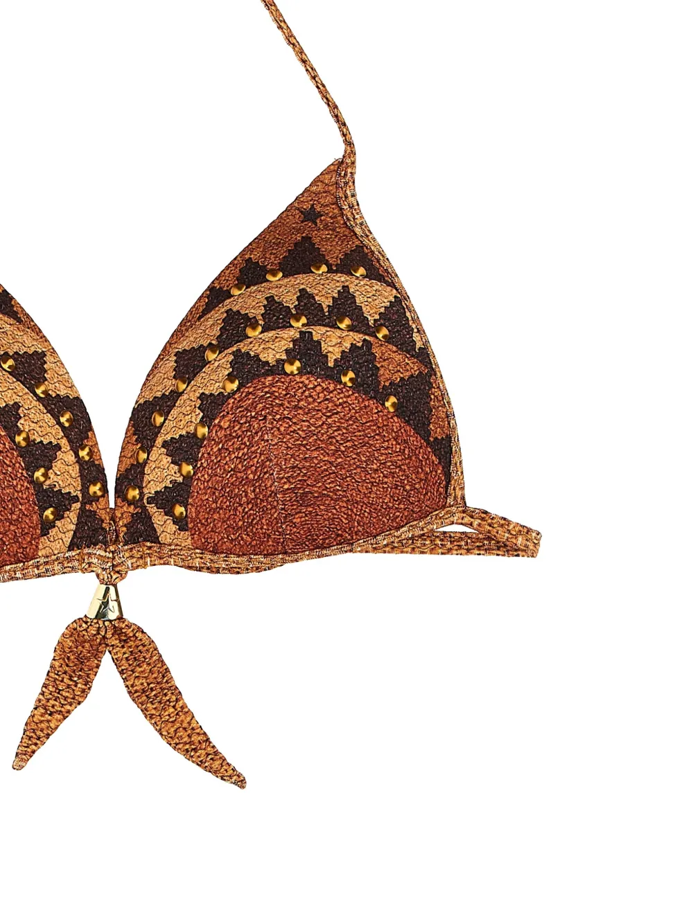 Pin Up Stars Intreccio Africano triangel bikini Bruin