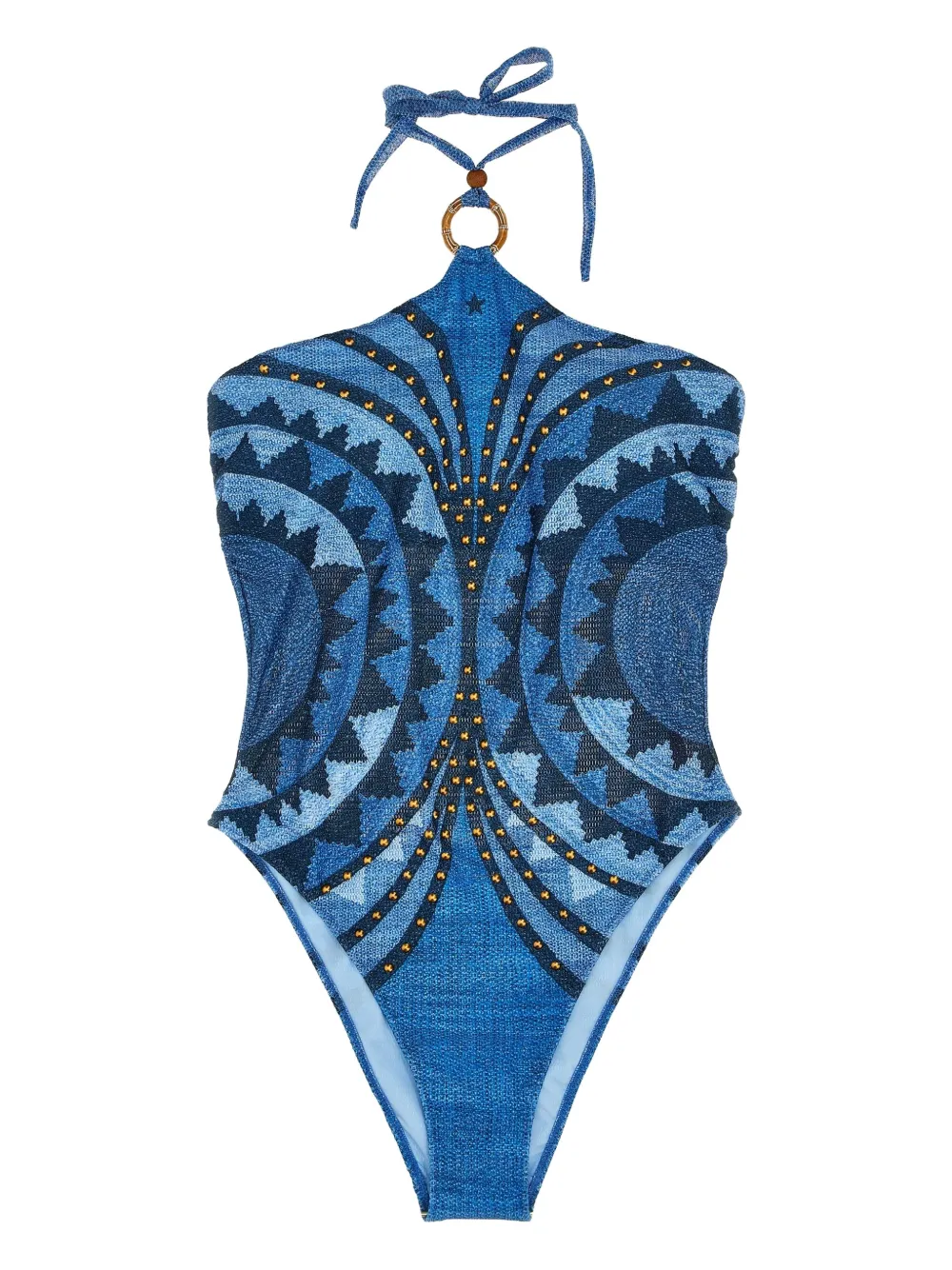 Pin Up Stars maillot de bain Intreccio Africano | bleu | Image 1