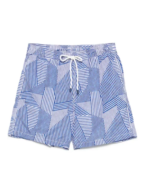 FIORIO MILANO striped swim shorts