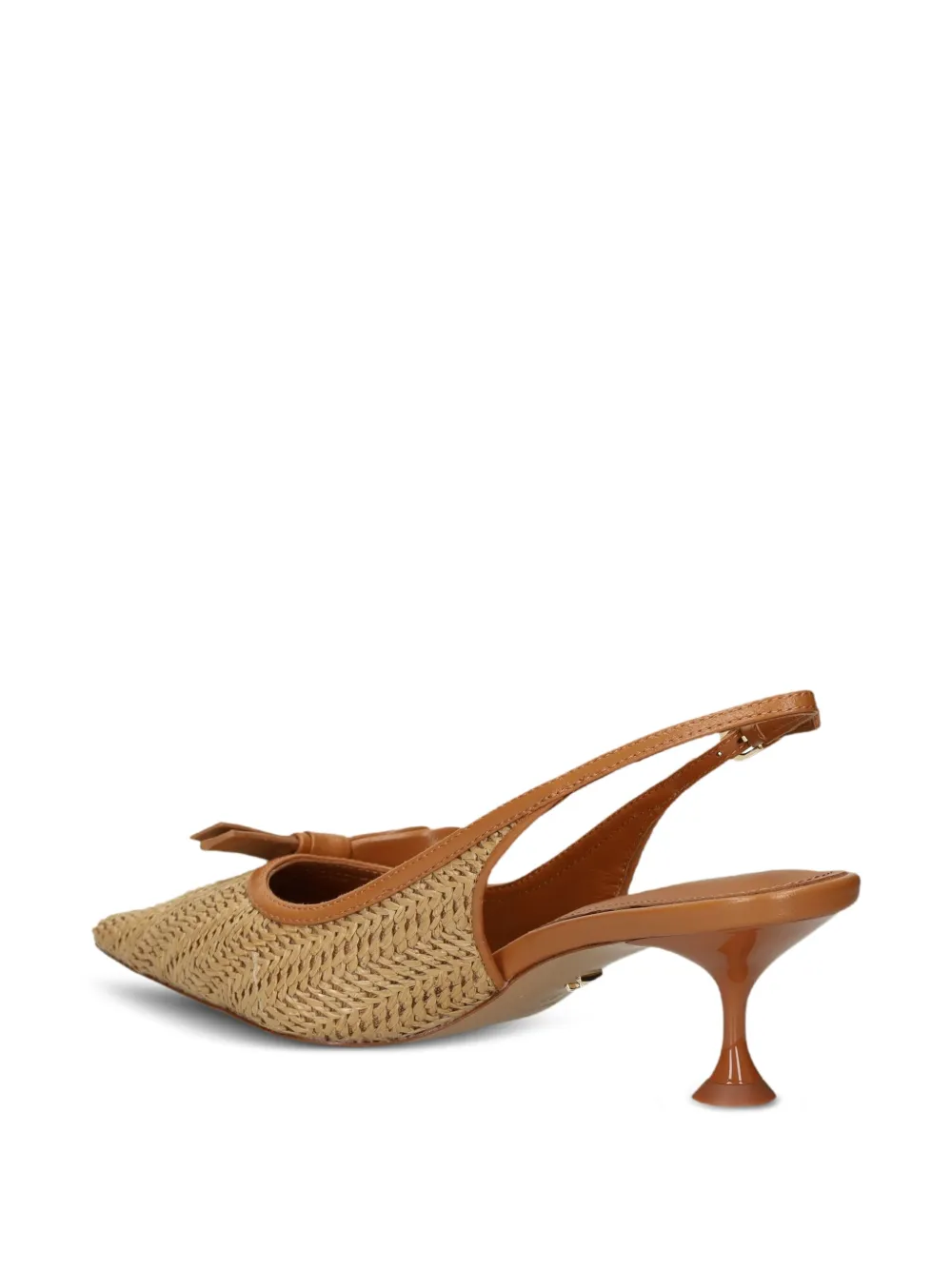 Lola Cruz Leren pumps Bruin