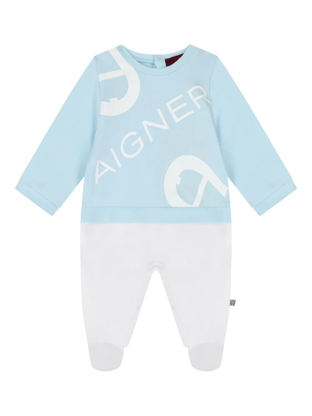 Aigner Kids Babypakje met logoprint Blauw